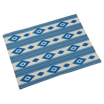 Bordsunderlägg Versa Manacor Blå Polyester (36 x 0,5 x 48 cm)