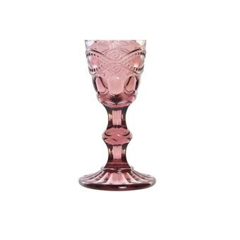 Champagneglas DKD Home Decor Glas Rosa (150 ml)