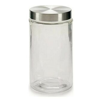Burk Glas Silvrig Transparent Aluminium 1 L