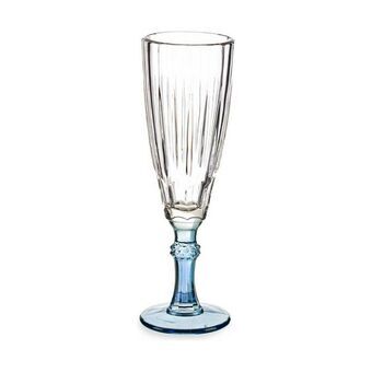 Champagneglas Exotic Glas Blå 170 ml