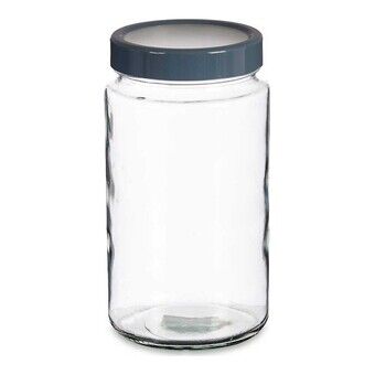 Burk Grå Transparent Glas polypropen (11,5 x 21 x 11,5 cm) (2 L)