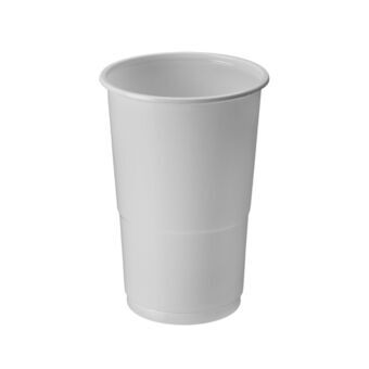 Set of reusable cups Algon Vit 250 ml (50 antal)