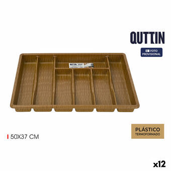 Besticks-sortering Quttin 50 x 37 cm Termoplast (12 antal)
