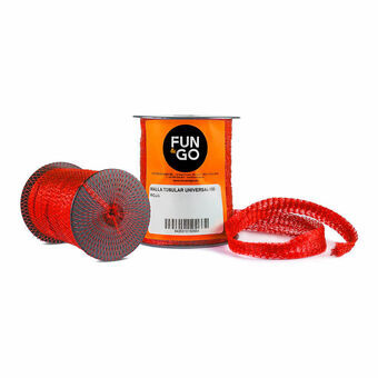 Tubular netting for packaging Fun&Go Universal-100 Röd 25 m