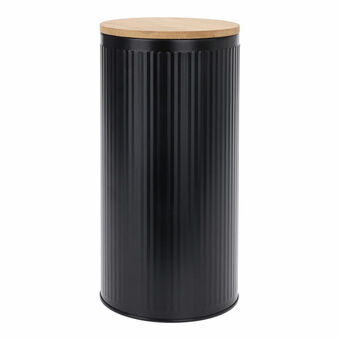 Burk Svart Bambu 1,6 L 10,8 x 10,8 x 21 cm