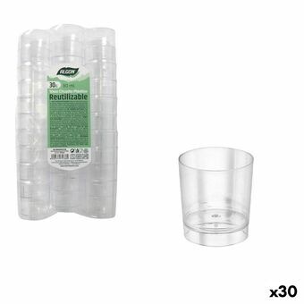 Set med snapsglas Algon Återanvändningsbar polystyren 30 Delar 30 ml (30 antal)