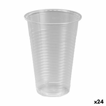 Set med återanvändbara glas Algon Transparent 50 Delar 220 ml (24 antal)