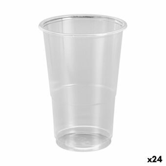 Set med återanvändbara glas Algon Transparent 50 Delar 300 ml (24 antal)