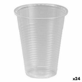 Set med återanvändbara glas Algon Transparent 25 Delar 200 ml (24 antal)