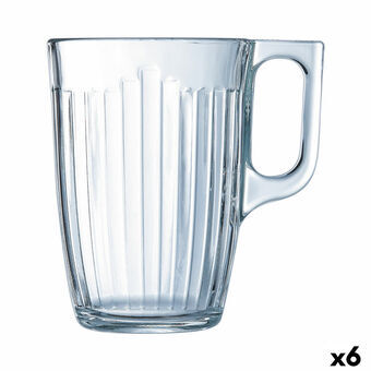Koppar Luminarc Nuevo Frukost Transparent Glas (320 ml) (6 antal)