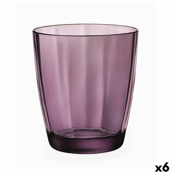 Glas Bormioli Rocco Pulsar Purpur Glas (6 antal) (305 ml)