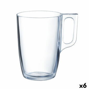 Koppar Luminarc Transparent Glas (320 ml) (6 antal)