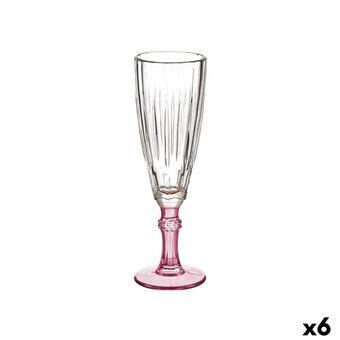 Champagneglas Glas Rosa 6 antal (170 ml)