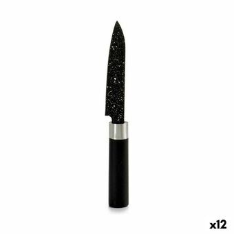 Skalkniv Marmor 2,5 x 20,5 x 1,7 cm Svart Rostfritt stål Plast (12 antal)