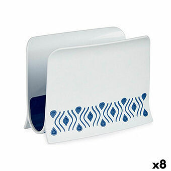 Servetthållare Stefanplast Tosca Blå Plast 8,8 x 11 x 15 cm (8 antal)