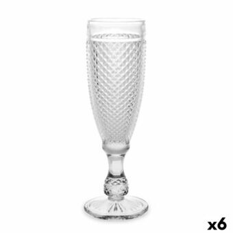 Champagneglas Diamant Transparent Glas 185 ml (6 antal)