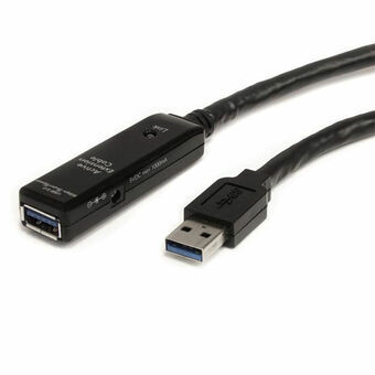 USB-kabel Startech USB3AAEXT5M          USB A Svart