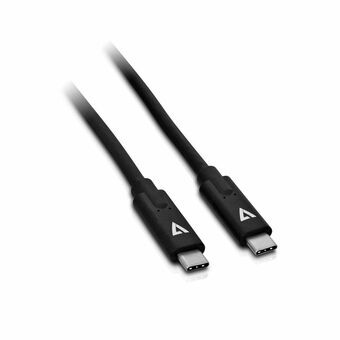 Kabel USB C V7 V7UCC-2M-BLK-1E      Svart