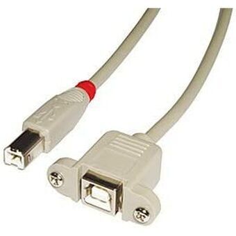 USB-kabel LINDY 31801 Svart Grå 1 m