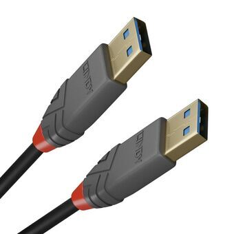 USB-kabel LINDY 36752 2 m Svart