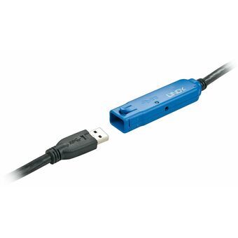 USB-kabel LINDY 43157 10 m Svart