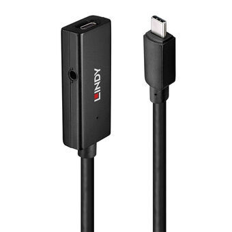 USB-C-kabel LINDY 43356 Svart 5 m