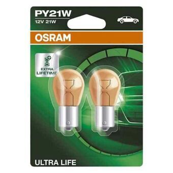 Glödlampa för bil OS7507ULT-02B Osram OS7507ULT-02B PY21W 21W 12V (2 Delar)