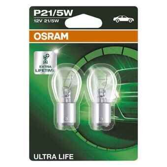 Glödlampa för bil OS7528ULT-02B Osram OS7528ULT-02B P21/5W 21/5W 12V (2 Delar)