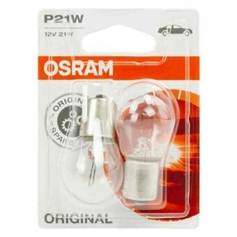 Glödlampa för bil OS7506-02B Osram OS7506-02B P21W 21W 12V (2 Delar)