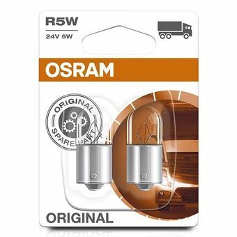 Glödlampa för bil Osram OS5627-02B 5 W Lastbil 24 V R5W