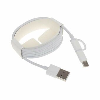 Kabel Micro USB Xiaomi Mi 2-in-1 USB Cable (Micro USB to Type C) 100cm Vit 1 m