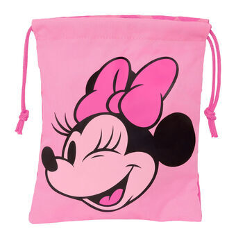 Lunchlåda Minnie Mouse Loving 20 x 25 x 1 cm Säck Rosa