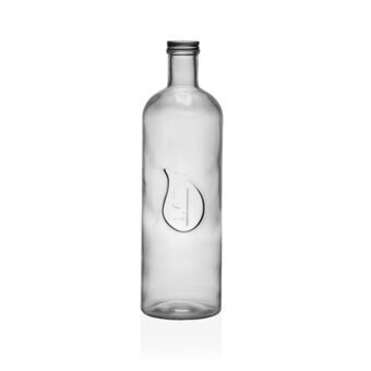 Flaska Versa 1,6 L Droppe Glas Aluminium 9,8 x 32,5 x 9,8 cm