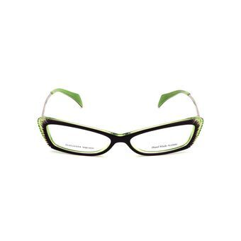Glasögonbågar Alexander McQueen AMQ-4163-R2I Gyllene Grön Violett
