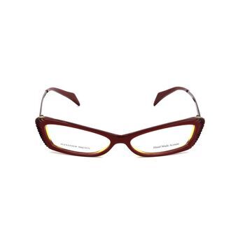Glasögonbågar Alexander McQueen AMQ-4163-W0B Gul Bordeaux