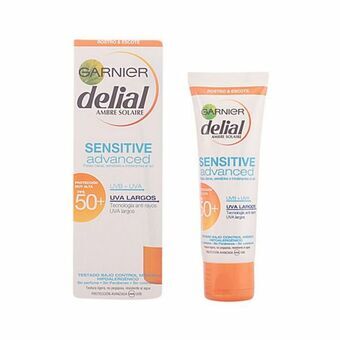 Ansiktssolkräm Sensitive Delial SPF 50+ (50 ml) (Unisex) (50 ml)