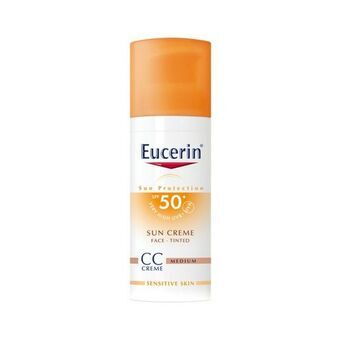 Solskydd med färg Eucerin Photoaging Control Tinted Medium SPF 50+ (50 ml)