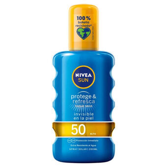 Spray solskydd PROTEGE & REFRESCA Nivea Spf 50 (200 ml) 50 (200 ml)