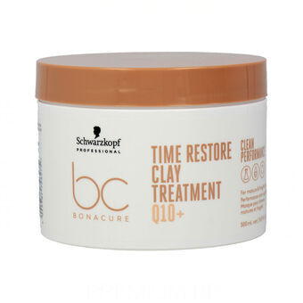 Inpackning för fint hår Schwarzkopf Bonacure Time Restore Clay (500 ml)