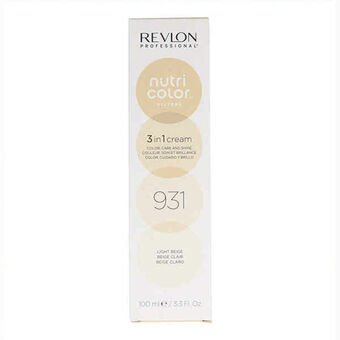 Permanent hårfäg - creme Revlon Nutri Color 3 i 1 931 - Light Beige (100 ml)