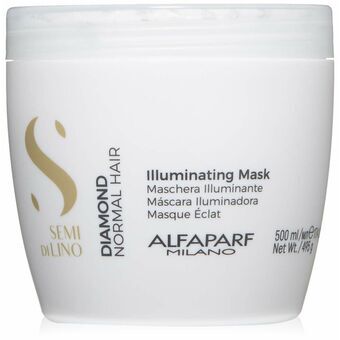 Ljusnande ansiktsmask Alfaparf Milano Semi Di Lino Diamond 500 ml