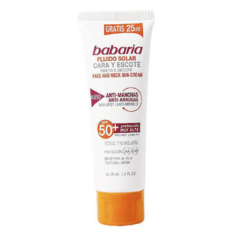 Ansiktssolkräm SOLAR ADN SENSITIVE Babaria Spf 50 (75 ml) (Unisex) (75 ml)