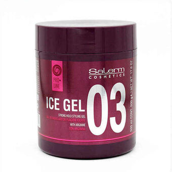 Hårstyling med fast grepp Salerm Proline 03 Ice Gel Salerm 8420282038898 (200 ml) (200 ml)