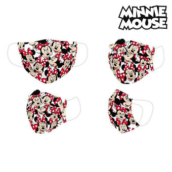 Hygienisk ansiktsmask Minnie Mouse Barn Röd