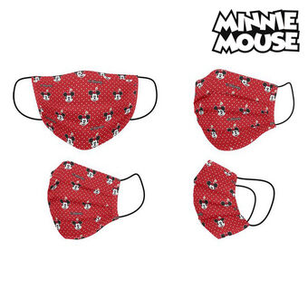 Hygienisk ansiktsmask Minnie Mouse + 11 år Röd