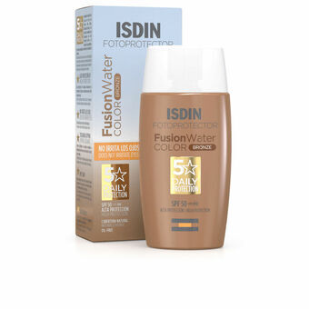 Solskydd med färg Isdin Fusion Water Brons (50 ml)