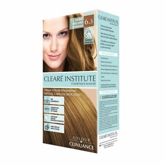 Permanent hårfäg - creme Clearé Institute Colour Clinuance Nº 6.3-rubio oscuro dorado (1 antal)