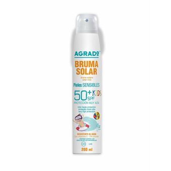 Solskyddsspray Agrado Kids SPF50+ Känslig hud (200 ml)