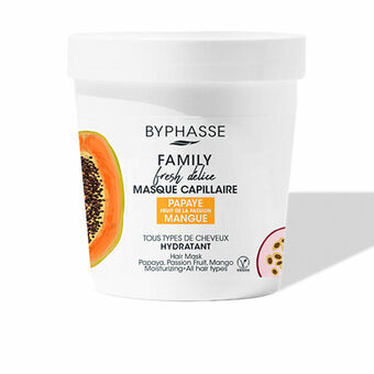 Fuktande ansiktsmask Byphasse Family Fresh Delice Mango Passionsfrukt Papaya (250 ml)