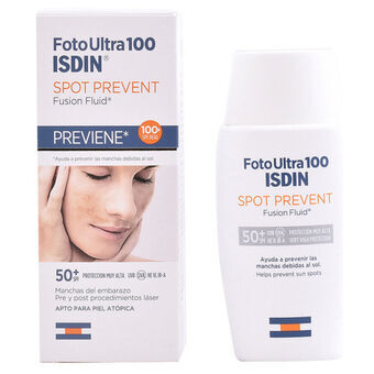 Ansiktssolkräm Spot Prevent Isdin Foto Ultra SPF 50+ (50 ml) SPF 50+ 50 ml